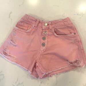 Zara, girl size 8, pink short, like new!